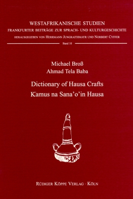 Dictionary of Hausa Crafts / Kamus na Sana’o’in Hausa
